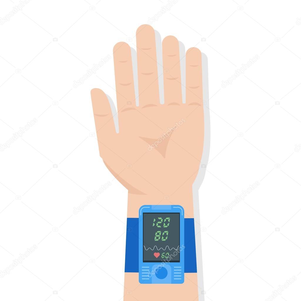Pulse oximeter icon — Stock Vector © AnSim #173473314