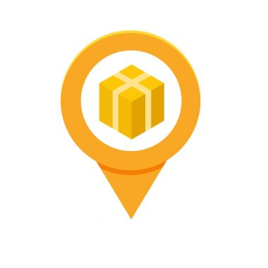 Paket, paket izleme online app kavramı. Vektör çizim.