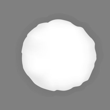 Gerçekçi yatak beyaz yastık vektör çizim