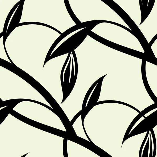 黒ブドウを編むことの連続パターン. — ストックベクタ