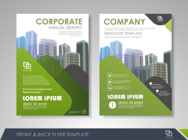 Broşür ve el ilanları şablon tasarımı