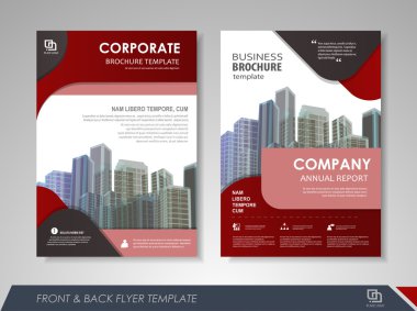 iş broşür tasarım şablonu