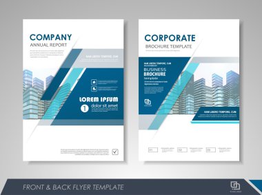 Broşür ve el ilanları şablon tasarımı