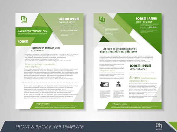 Brochure ontwerp sjabloon — Stockvector