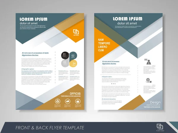 Presentation flyer design — Stock vektor