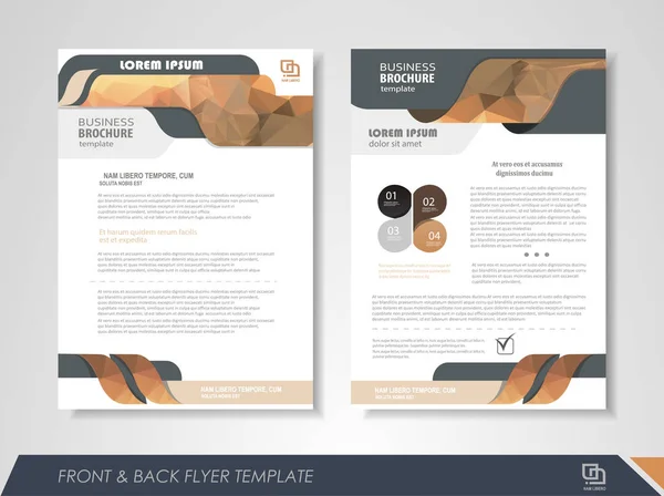 Zakelijke brochure cover ontwerp — Stockvector