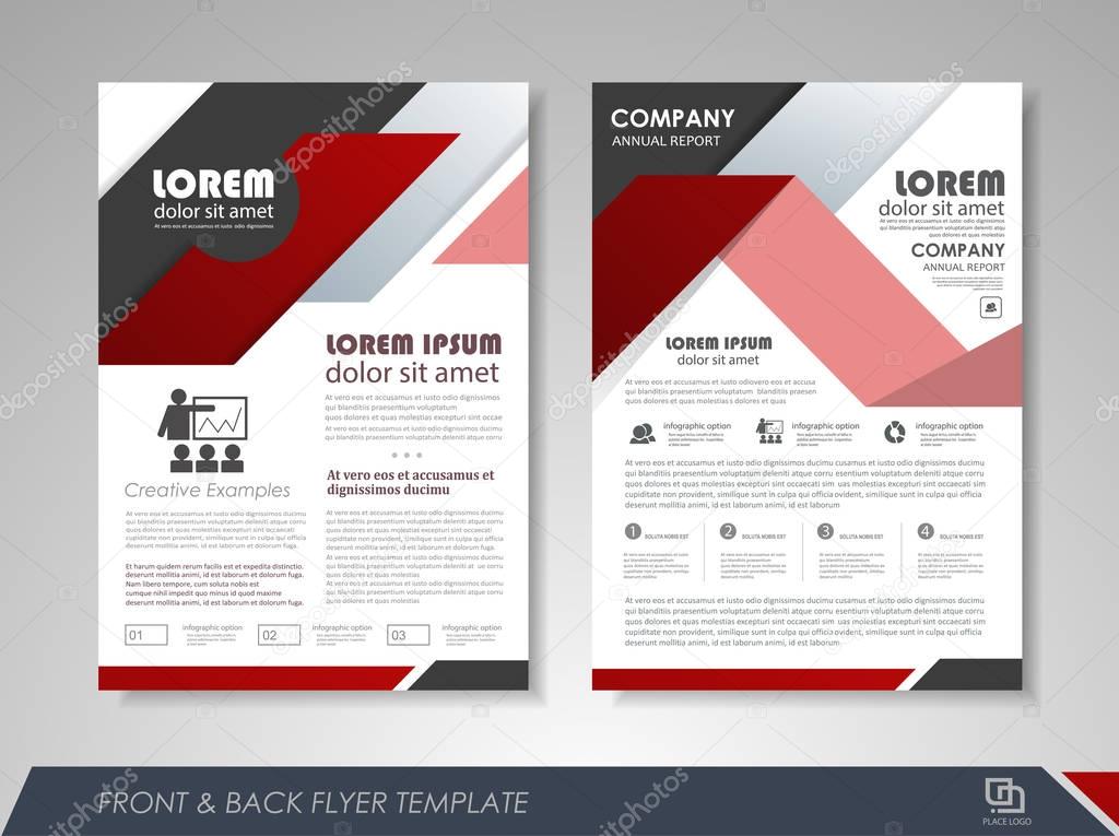 Brochure layout design template — Stock Vector © stekloduv #134090924
