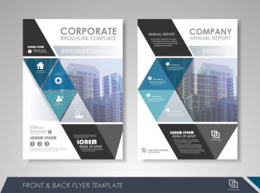 iş broşür tasarım şablonu