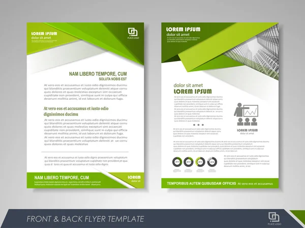 Business flyer cover ontwerp — Stockvector