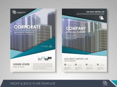 Broşür ve el ilanları şablon tasarımı