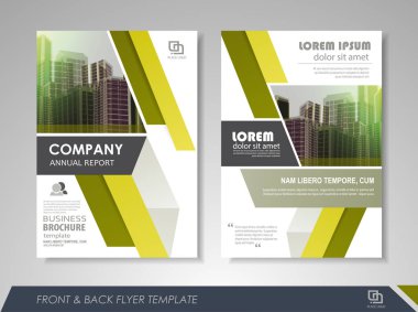 iş broşür tasarım şablonu