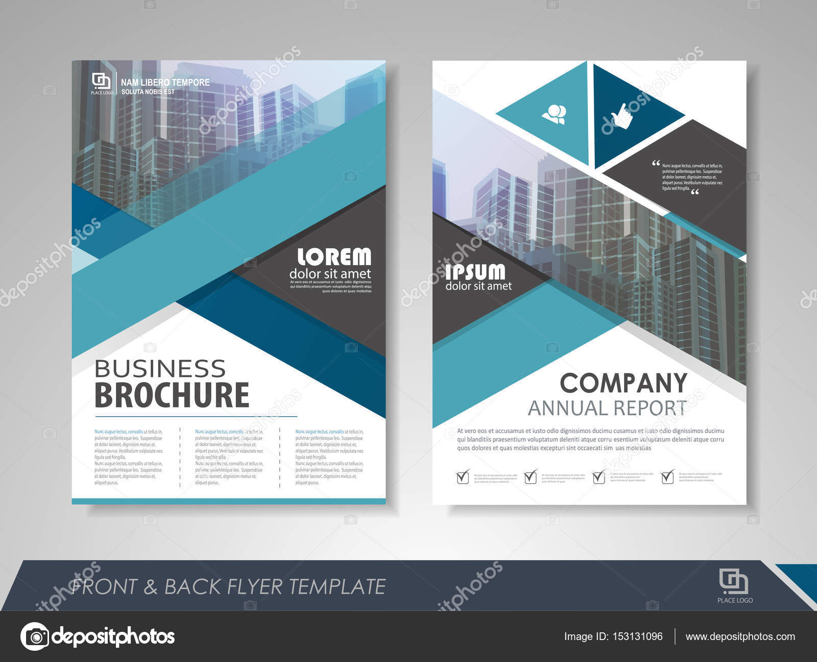 Business Brochure Cover Design Stock Vector C Stekloduv