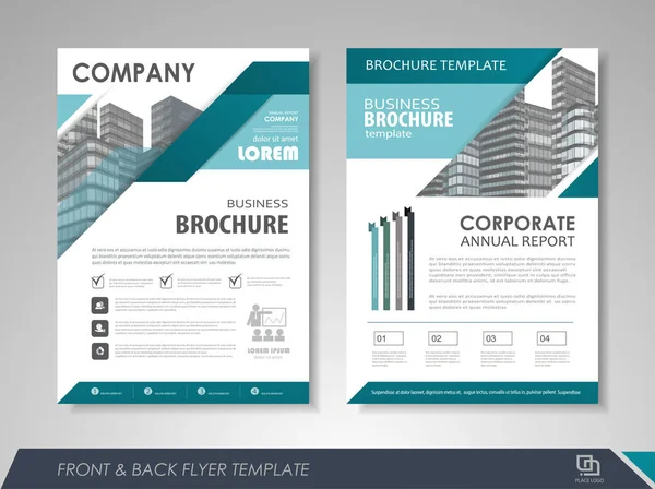 Flyer ontwerp lay-out — Stockvector