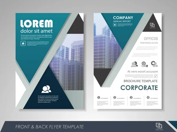 Brochure cover bedrijfspresentatie — Stockvector