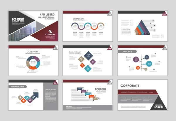 Elementos conjunto infográfico — Vector de stock