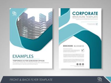 Broşür ve el ilanları şablon tasarımı