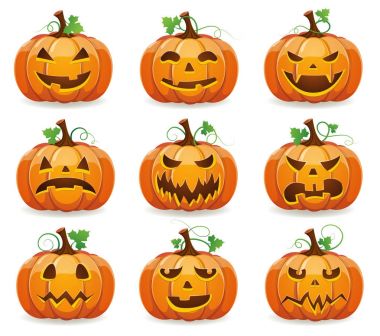 Halloween pumpkins ayarla