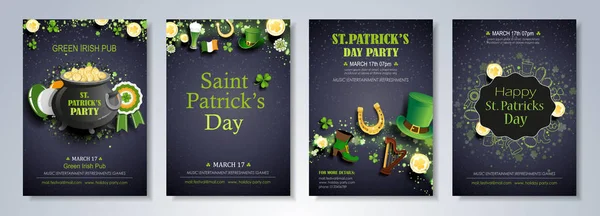 Saint Patrick's Day brochure sjabloon — Stockvector