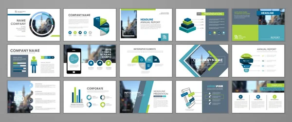 Presentatie flyer set — Stockvector