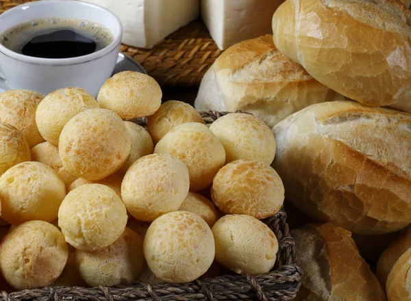 Sajtos kenyér labdák — Stock Fotó
