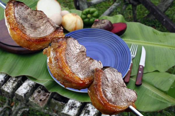 Picanha, tradycyjny brazylijski grill. — Zdjęcie stockowe