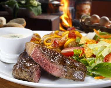 Picanha geleneksel Brezilya Barbekü