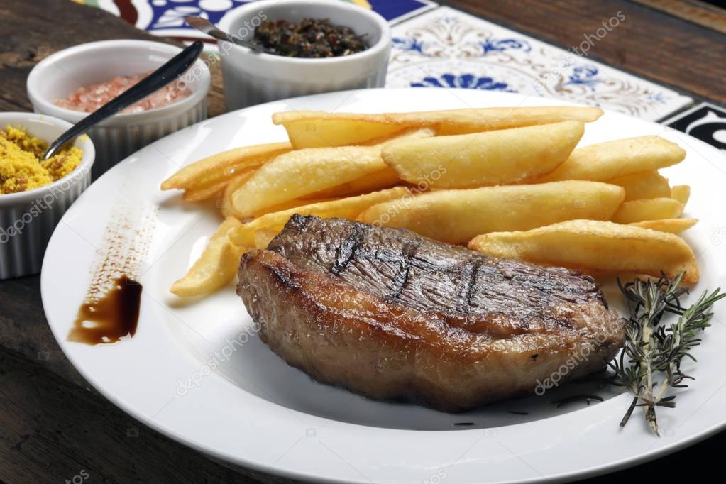 Picanha Steak with fries 