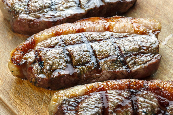 Grilled picanha, traditional Brazilian cut meat