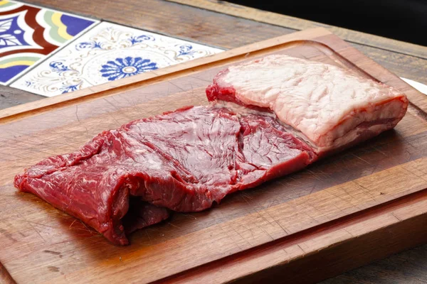 Syrové křídlo steak — Stock fotografie