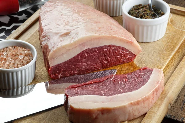 Çiğ fileto biftek et — Stok fotoğraf