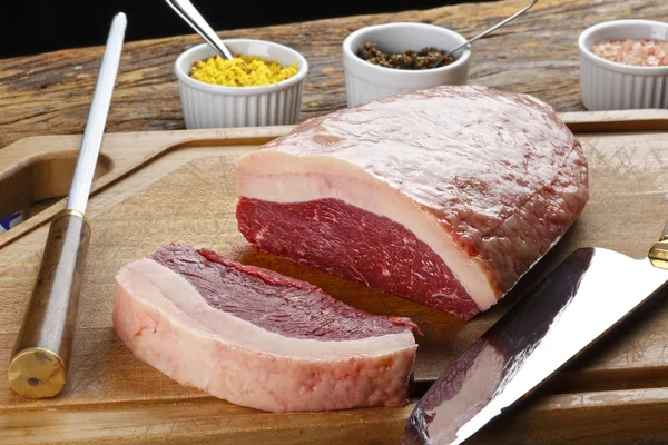 Nyers bélszín Steak hús — Stock Fotó