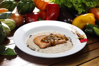 Risotto ile Somon fileto