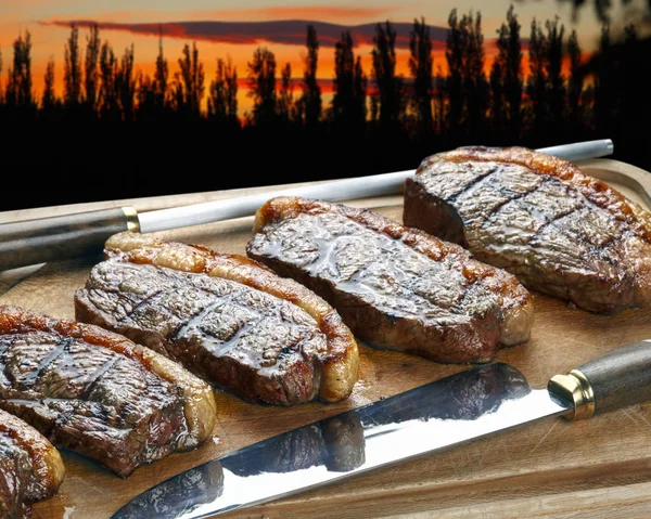 Picanha a la parrilla, corte brasileño tradicional ! —  Fotos de Stock