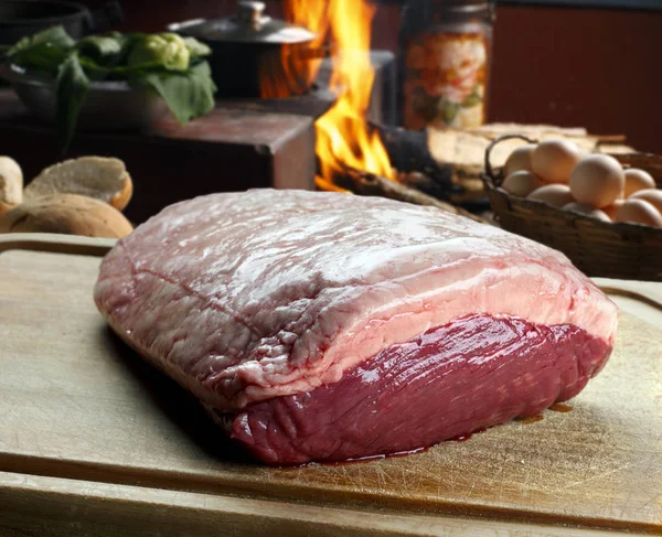 Carne crua de picanha — Fotografia de Stock