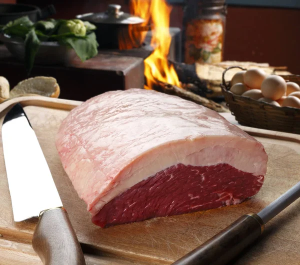 Raw picanha meat — Stock Photo, Image