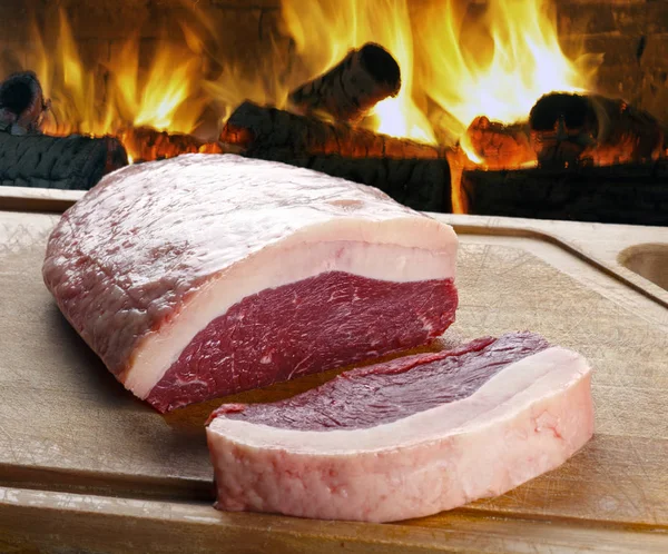 Picanha surowego mięsa — Zdjęcie stockowe