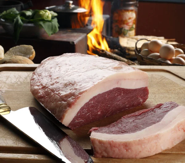 원시 picanha 고기 — 스톡 사진