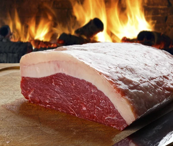 Råa picanha kött — Stockfoto