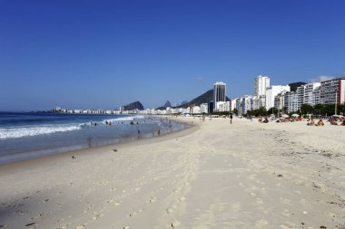 İnsanlar rahatlatıcı, beach, Rio de Janeiro