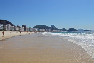 İnsanlar rahatlatıcı, beach, Rio de Janeiro