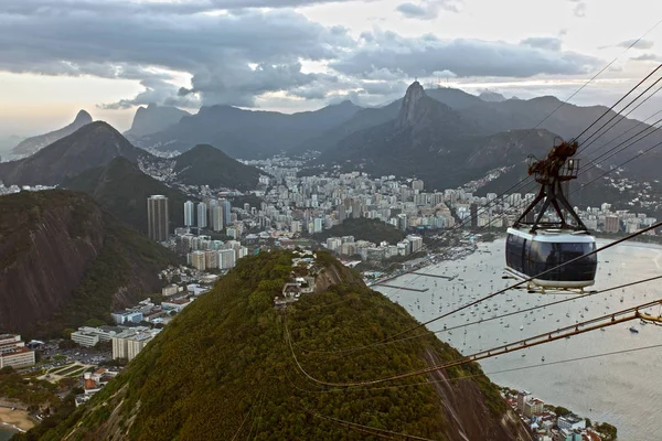 Vista Funivia Rio Janeiro Brasile — Foto Stock