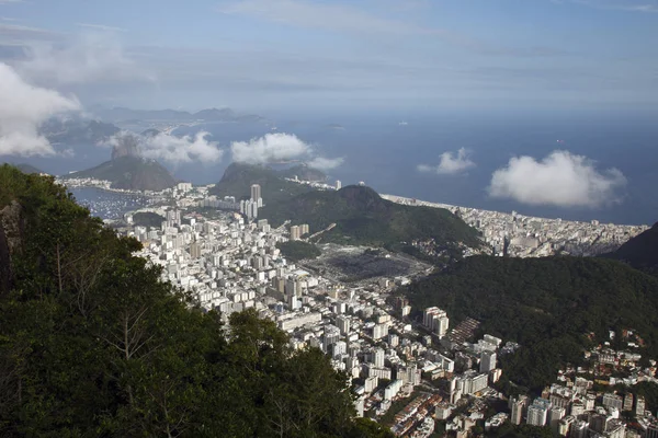 Vista Panorámica Aérea Ciudad Río Janeiro Principal Destino Turístico Brasil — Foto de Stock