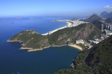 Rio de janeiro, Brezilya görünümünü teleferik