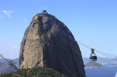Rio de janeiro, Brezilya görünümünü teleferik