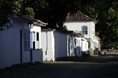 Paraty sokak ve bina, devlet Rio de Janeiro