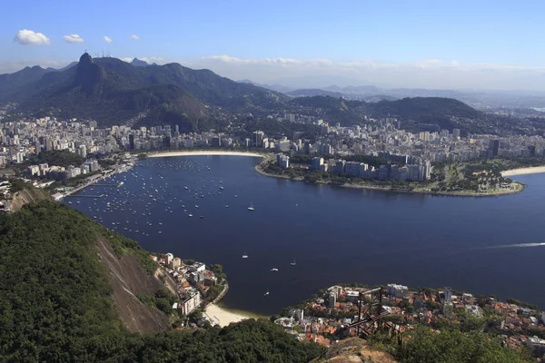 Increíble Vista Aérea Costa Río Janeiro Brasil —  Fotos de Stock