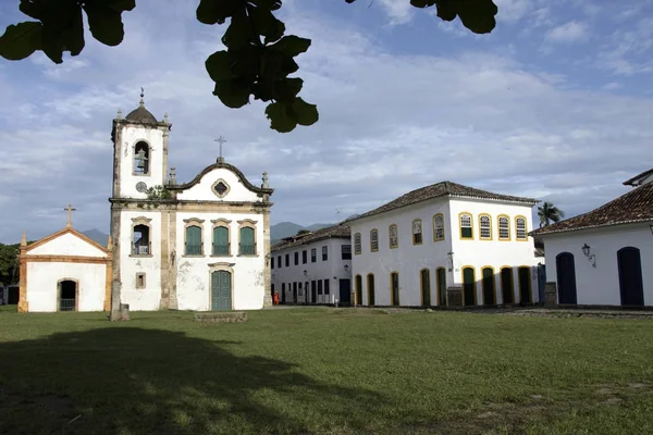 Calle Paraty Iglesia Estado Río Janeiro — Foto de Stock