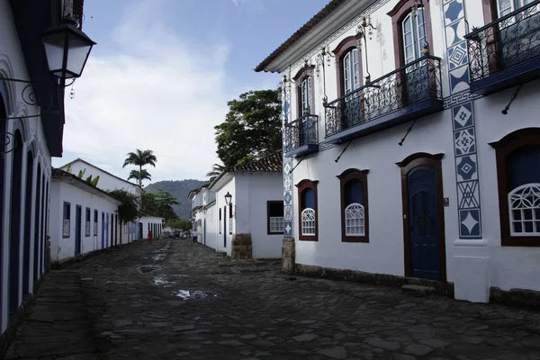 Calle Paraty Edificios Estado Río Janeiro —  Fotos de Stock