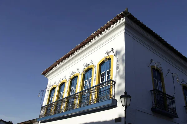 Paraty Street Épületek Állam Rio Janeiro — Stock Fotó