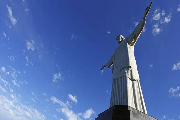 Statuę Chrystusa Zbawiciela w rio de janeiro — Zdjęcie stockowe